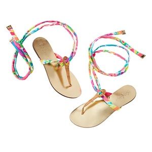 Lilly Pulitzer Harbor Wrap Sandal
